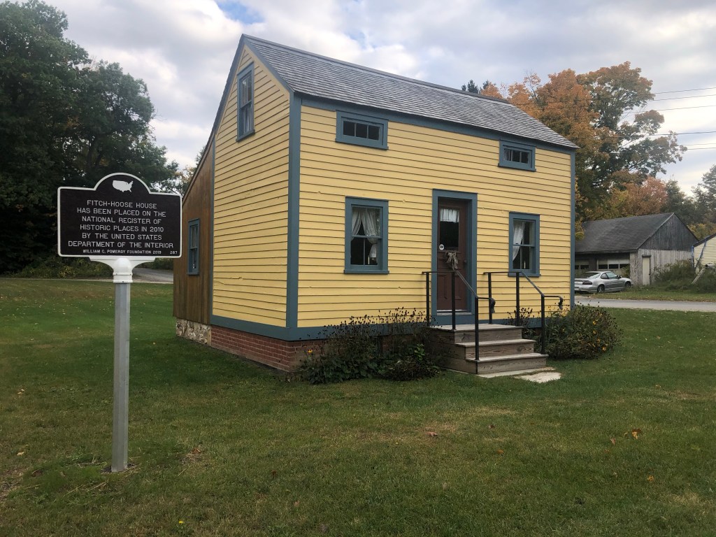 The last house before going back into the woods.